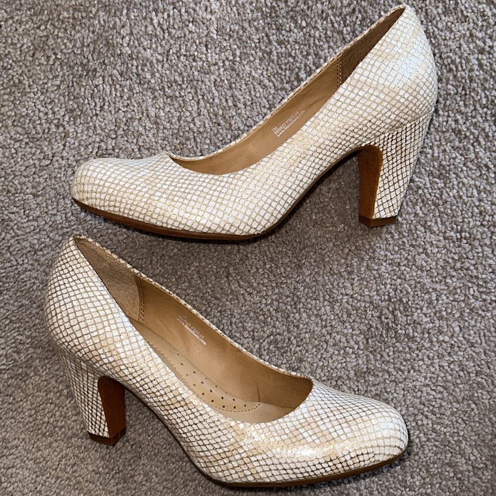 Crown by Born Snakeskin Block Heel Shoes!